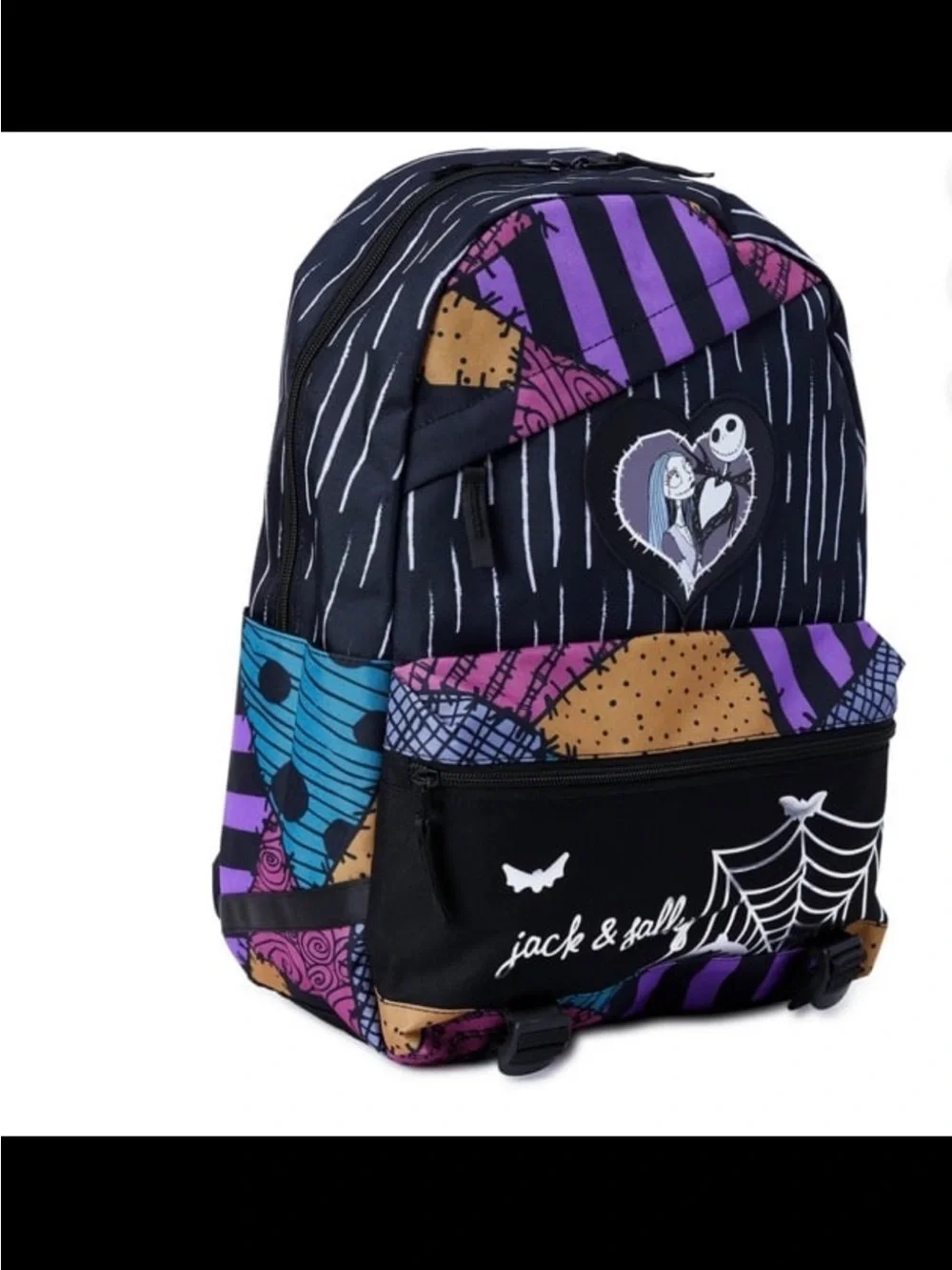 Disney The Nightmare Before Christmas Jack & Sally Backpack NWT